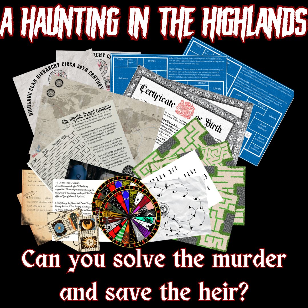 A Haunting in the Highlands - Escape Envelope